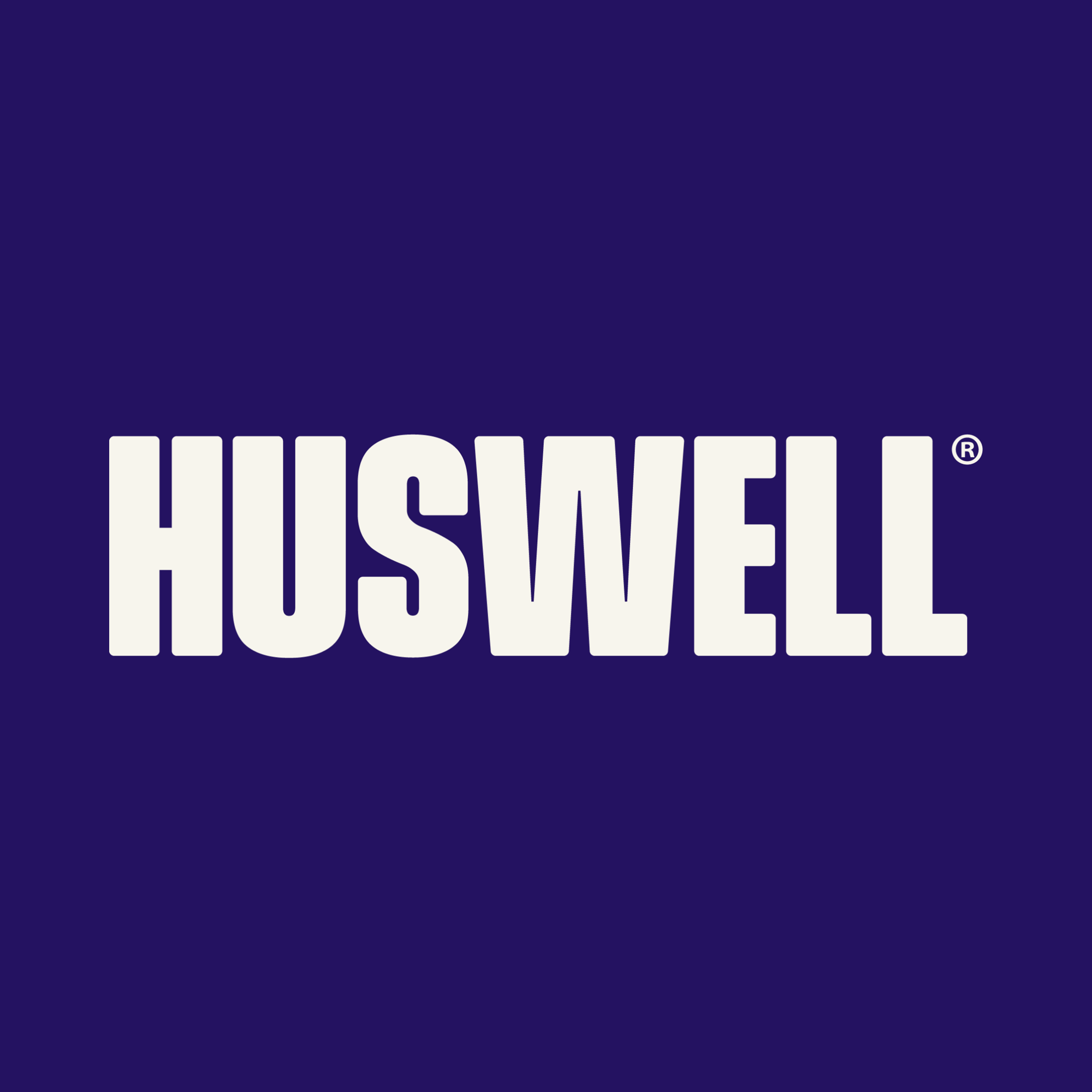 huswell logo uitgeschreven